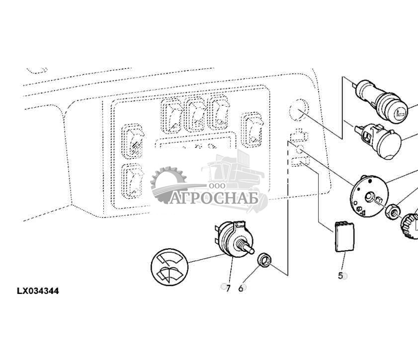 ПЕРЕКЛЮЧАТЕЛЬ СТЕКЛООЧИСТИТЕЛЯ ЗАДНЕГО ОКНА, ПРИКУРИВАТЕЛЬ, ГНЕЗДО РОЗЕТКИ ЭЛЕКТРОПИТАНИЯ 